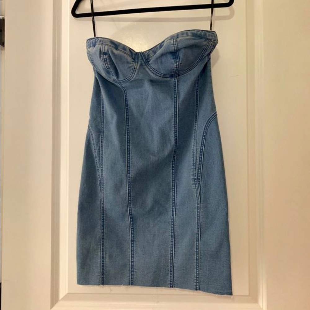 Denim dress